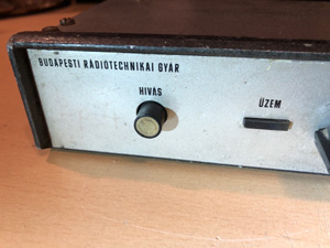 BRG GK3-V mobil gépkocsi kezelő egység